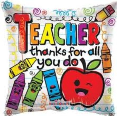 Thank you Teacher Helium Balloon