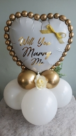 Beaded Heart Balloon Stack